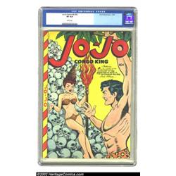 Jo-Jo Comics #8 (#9) (Fox Features Syndicate, 1947) CGC VF 8.0 White pages. It's a good thing that t