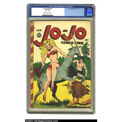 Jo-Jo Comics #10 (Fox Features Syndicate, 1948) CGC VF+ 8.5 Off-white to white pages. The curvy blon