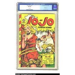 Jo-Jo Comics #17 (Fox Features Syndicate, 1948) CGC VF 8.0 Pink pages. Let's see here... we've got b