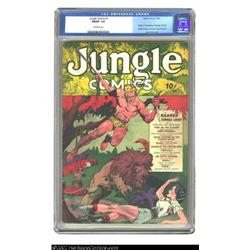 Jungle Comics #1 (Fiction House, 1940) CGC FN/VF 7.0 Off-white pages. Anytime a Fiction House #1 iss