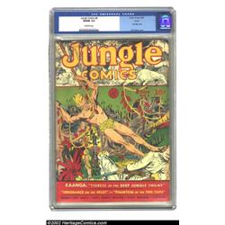 Jungle Comics #6 Larson pedigree (Fiction House, 1940) CGC VG/FN 5.0 Off-white pages. Very nice-look