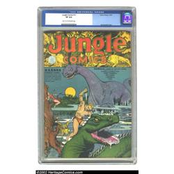 Jungle Comics #11 (Fiction House, 1940) CGC VF 8.0 Light tan to off-white pages. Dan Zolnerowich was