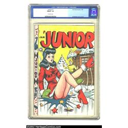 Junior #11 (Fox Features Syndicate, 1948) CGC FN/VF 7.0 Off-white pages. Before his tenure with EC b