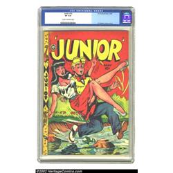 Junior #14 (Fox Features Syndicate, 1948) CGC VF 8.0 Cream to off-white pages. Every single issue of