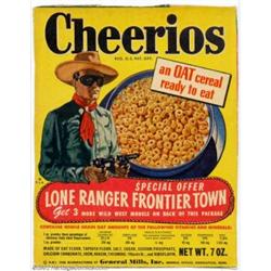 Lone Ranger Frontier Town Premium from Cheerios Group Lot (1948). Offered here is the extremely rare