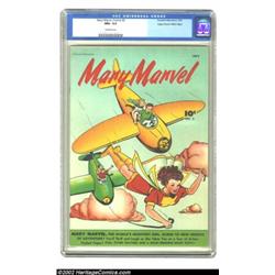 Mary Marvel Comics #3 Mile High pedigree (Fawcett, 1946) CGC NM+ 9.6 Off-white pages. Mary Marvel ge