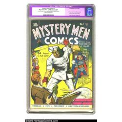 Mystery Men Comics #1 (Fox, 1939) CGC Apparent FN+ 6.5 Moderate (P) Cream to off-white pages. This i