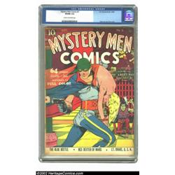 Mystery Men Comics #3 (Fox, 1939) CGC VG/FN 5.0 Cream to off-white pages. Of all the classic covers.