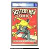 Image 1 : Mystery Men Comics #20 (Fox, 1941) CGC VF- 7.5 Off-white pages. A strikingly fresh, red background g