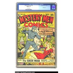 Mystery Men Comics #28 (Fox, 1941) CGC FN/VF 7.0 Off-white pages. It seems peculiar that this title.