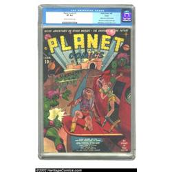 Planet Comics #1 (Fiction House, 1940) CGC VF 8.0 Cream to off-white pages. This is a nice, solid co