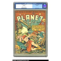 Planet Comics #17 Rockford pedigree (Fiction House, 1942) CGC VF 8.0 Cream to off-white pages. Have.