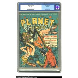 Planet Comics #19 Rockford pedigree (Fiction House, 1942) CGC VF 8.0 Cream to off-white pages. Dan Z