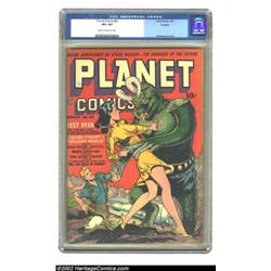 Planet Comics #23 Rockford pedigree (Fiction House, 1943) CGC VF+ 8.5 Cream to off-white pages. This