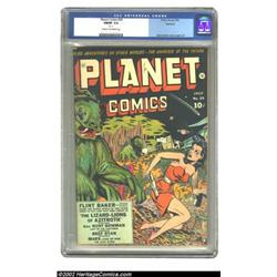 Planet Comics #25 Rockford pedigree (Fiction House, 1943) CGC FN/VF 7.0 Cream to off-white pages. Gr