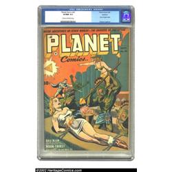 Planet Comics #26 Rockford pedigree (Fiction House, 1943) CGC VF/NM 9.0 Cream to off-white pages. Jo