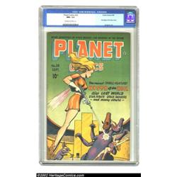 Planet Comics #38 (Fiction House, 1945) CGC NM+ 9.6 Off-white to white pages. Mysta of the Moon make