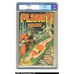 Planet Comics #41 Rockford pedigree (Fiction House, 1946) CGC VF/NM 9.0 Off-white pages. Robots usua