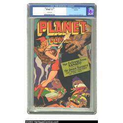 Planet Comics #45 Rockford pedigree (Fiction House, 1946) CGC VF/NM 9.0 Off-white pages. Joe Doolin'