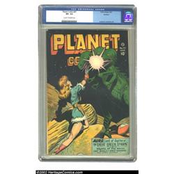 Planet Comics #47 Rockford pedigree (Fiction House, 1947) CGC VF+ 8.5 Cream to off-white pages. One.