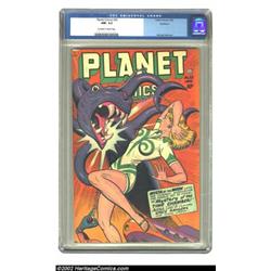 Planet Comics #52 Rockford pedigree (Fiction House, 1948) CGC NM- 9.2 Off-white to white pages. All.