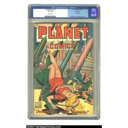 Planet Comics #53 Rockford pedigree (Fiction House, 1948) CGC VG+ 4.5 Off-white pages. Joe Doolin sc