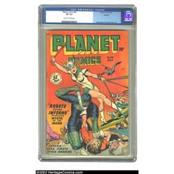 Planet Comics #54 Rockford pedigree (Fiction House, 1948) CGC VF 8.0 Off-white to white pages. Just.