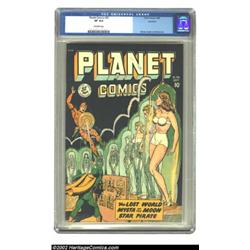 Planet Comics #56 Rockford pedigree (Fiction House, 1948) CGC VF 8.0 Off-white pages. The Fiction Ho
