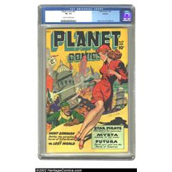 Planet Comics #57 Rockford pedigree (Fiction House, 1948) CGC VF- 7.5 Cream to off-white pages. This
