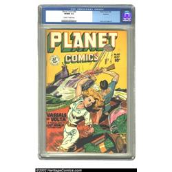 Planet Comics #60 Rockford pedigree (Fiction House, 1949) CGC VF/NM 9.0 Off-white to white pages. Af