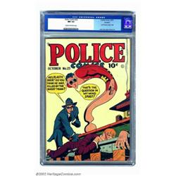 Police Comics #23 Rockford pedigree (Quality, 1943) CGC NM 9.4 Cream to off-white pages. Plastic Man