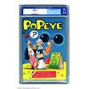 Image 1 : Popeye Comics #1 (Dell, 1948) CGC VF/NM 9.0 White pages. The beloved cartoon character finally gets.
