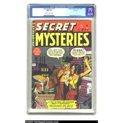 Secret Mysteries #16 River City pedigree (Ribage Publishing, 1954) CGC NM 9.4 Off-white to white pag