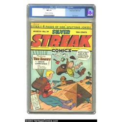 Silver Streak Comics #19 Mile High pedigree (Lev Gleason, 1942) CGC NM 9.4 Off-white to white pages.