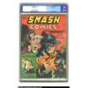 Image 1 : Smash Comics #39 Rockford pedigree (Quality, 1943) CGC NM- 9.2 Cream to off-white pages. Midnight is