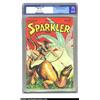 Image 1 : Sparkler Comics #39 Mile High pedigree (United Features Syndicate, 1944) CGC NM- 9.2 Off-white to wh