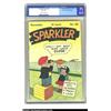 Image 1 : Sparkler Comics #49 Mile High pedigree (United Features Syndicate, 1945) CGC VF- 7.5 Off-white to wh