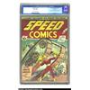 Image 1 : Speed Comics #1 Windy City pedigree (Harvey, 1939) CGC VF+ 8.5 Off-white to white pages. Harvey Comi