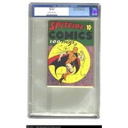 Spitfire Comics #2 Mile High pedigree (Harvey, 1941) CGC VF 8.0 Off-white to white pages. This issue