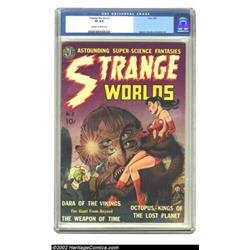 Strange Worlds #2 (Avon, 1951) CGC VF 8.0 Off-white to white pages. Avon brought its experience in s