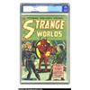 Image 1 : Strange Worlds #6 (Avon, 1952) CGC VF 8.0 White pages. The shapely damsel has the unmistakable look.