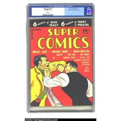 Super Comics #10 Mile High pedigree (Dell, 1939) CGC VF/NM 9.0 White pages. With a grade this high,.