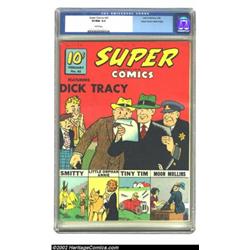 Super Comics #45 Mile High pedigree (Dell, 1942) CGC VF/NM 9.0 White pages. If it weren't from the f