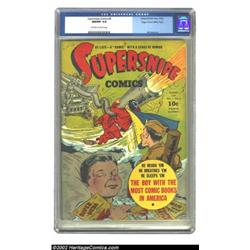 Supersnipe Comics #6 Mile High pedigree (Street & Smith, 1942) CGC NM/MT 9.8 Off-white to white page