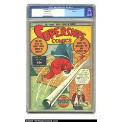 Supersnipe Comics #7 Rockford pedigree (Street & Smith, 1943) CGC VF/NM 9.0 Cream to off-white pages