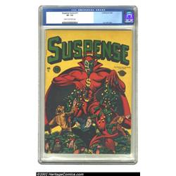 Suspense Comics #11 (Continental Magazines, 1946) CGC VF- 7.5 Cream to off-white pages. L. B. Cole's