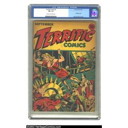 Terrific Comics #5 (Continental Magazines, 1944) CGC FN+ 6.5 Cream to off-white pages. Well... your.