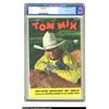 Image 1 : Tom Mix Western #1 (Fawcett, 1948) CGC NM- 9.2 Off-white to white pages. This photo cover of the fam