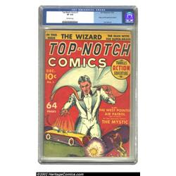 Top-Notch Comics #1 (MLJ, 1939) CGC VF 8.0 Off-white pages. One of the more colorful of the early ML