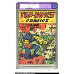 Top-Notch Comics #7 (MLJ, 1940) CGC Apparent VF/NM 9.0 Slight (P) Off-white pages. Only two other co